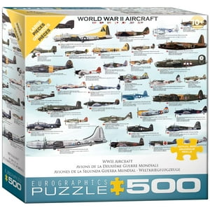 Puzzle Eurographics De Aviones De La Segunda Guerra Mundial, 500 Piezas