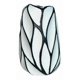thumbnail image 1 of Florero Jarron Ceramica Diseño Cebra Pequeño, 1 of 2