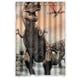 thumbnail image 1 of Cortina de ducha de dinosaurio, juego de cortina de baño con ganchos, tamaño 48 x 72 pulgadas, 1 of 3