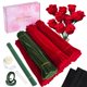thumbnail image 3 of Kit de fabricación de rosas QABCYTA 700 piezas rojo y verde – Hazlo tú mismo, 3 of 7