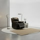 thumbnail image 1 of Bergere Reclinable Nimbus Pu Negro - Café Oscuro, 1 of 6