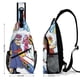 thumbnail image 2 of Carreras Locas Riñonera Bandolera con Estampado Integral para Hombres y Mujeres, Bolso Cruzado Gráfico de Tendencia, Mochila de Hombro Streetwear para Ciclismo y Deportes, Riñonera Versátil Casual, 2 of 6