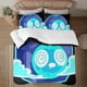 thumbnail image 1 of Blox Fruit Face on print Soft Bed Set Lightweight 3 Pieces Bedding Sets for All Season Comforter Set Easy Care, 1 of 5