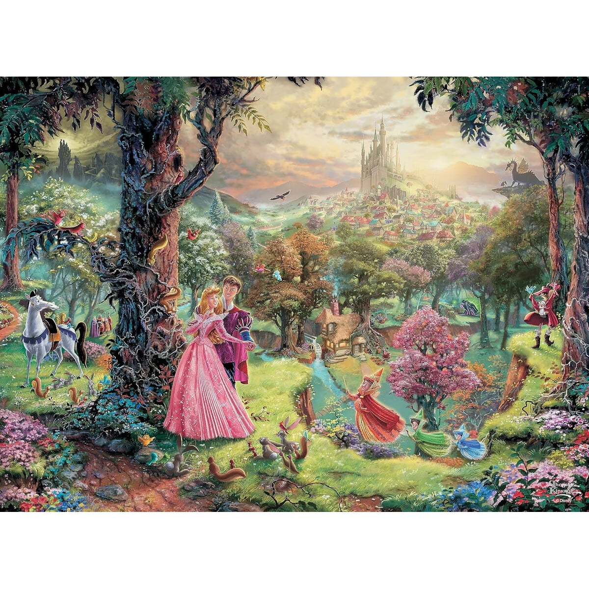 Puzzle Buffalo Games Disney Thomas Kinkade 1000 Piezas 68x50cm