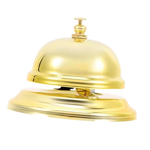 Bothyi - Timbre De Llamada Multifuncional Dorado Para Recepción, Mostrador Y Fiestas.
