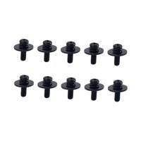 Magideal - Tornillos De Lengüeta De Tambor Accesorio De Tambor Gancho De Garra De Lengüeta Juego De Tambor Pieza De Tambor Para Reemplazo De Piezas De Repuesto Negro