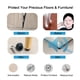 thumbnail image 4 of 4 piezas de almohadillas de parachoques de pies de goma con tornillos para patas de sillas, D24x20xH15mm, 4 of 7