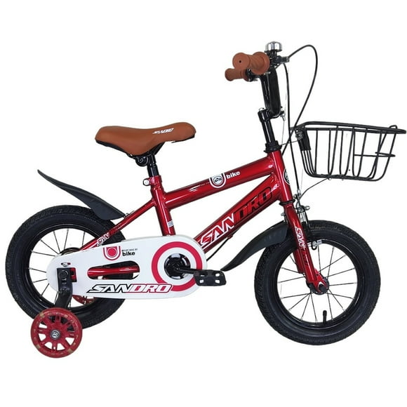 Bicicleta Aro 12 Infantil Sandro Rojo Metalizado