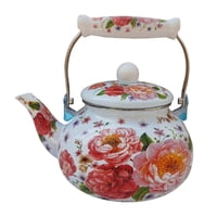 Bothyi - Hervidor De Agua Esmaltado Con Tapa, Tetera Turca Para Fiesta En El Hogar, Estilo B