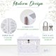thumbnail image 5 of Tarjetero OurWarm DIY de PVC blanco con cierre para bodas y eventos, 5 of 7