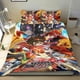 thumbnail image 1 of Bakugan Conjunto de sábanas temático, trío de piezas, cómodo y amigable con la piel, diseño único, regalo de decoración para el hogar para familiares, amigos y fans,173cm *218cm, 1 of 6