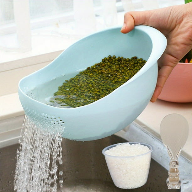 1pc/2pcs/3pcs Multi-Functional Kitchen Washing Basket Basin - Drain Water, Wash Rice, Perfect For Cleaning Vegetables And Fruits, And More With Convenient Features - Ideal For Various Uses And Users,