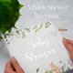 thumbnail image 3 of Libro de visitas para baby shower Lemon Sherbet, género neutro, con bolígrafo, 3 of 6