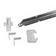 thumbnail image 1 of Kit de reparación de correderas para cajones RV Designer H303 de hasta 60 cm de largo, 1 of 1