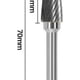 thumbnail image 2 of Lima Rotativa Fresa Broca Carburo Tungsteno 12mm Para Metal Duro, 2 of 5