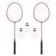 thumbnail image 2 of 2 Raquetas De Bádminton Con 3 Bolas De Nailon Raquetas De Bádminton De Entrenamiento Familiar Rosa, 2 of 5