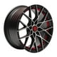 thumbnail image 1 of SETX4 LLANTAS 14x6 4X100/4X114 Et35 DAIYA MBM-UC-Red, 1 of 3