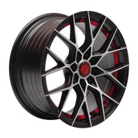Pw Motor Sport - Set 4 Llantas 15X7 4X100/4X114 Et35 Daiya Mbm-Uc-Red