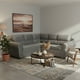 thumbnail image 1 of Sofa Seccional AbuDabi Felpa Gris, 1 of 3
