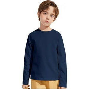 Genérica - Pack 3 Camisetas Niños Manga Larga Algodón Con Bambu16