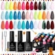 thumbnail image 1 of Set de esmaltes de uñas en gel Beetles, 20 colores, rosa, azul, verde y amarillo, 1 of 8