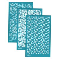 Magideal - 3 Piezas De Herramientas De Arcilla Polimérica, Plantillas De Serigrafía, Sellos De Arcilla De Impresión De Serigrafía Reutilizables Para Decoración D Estilo C