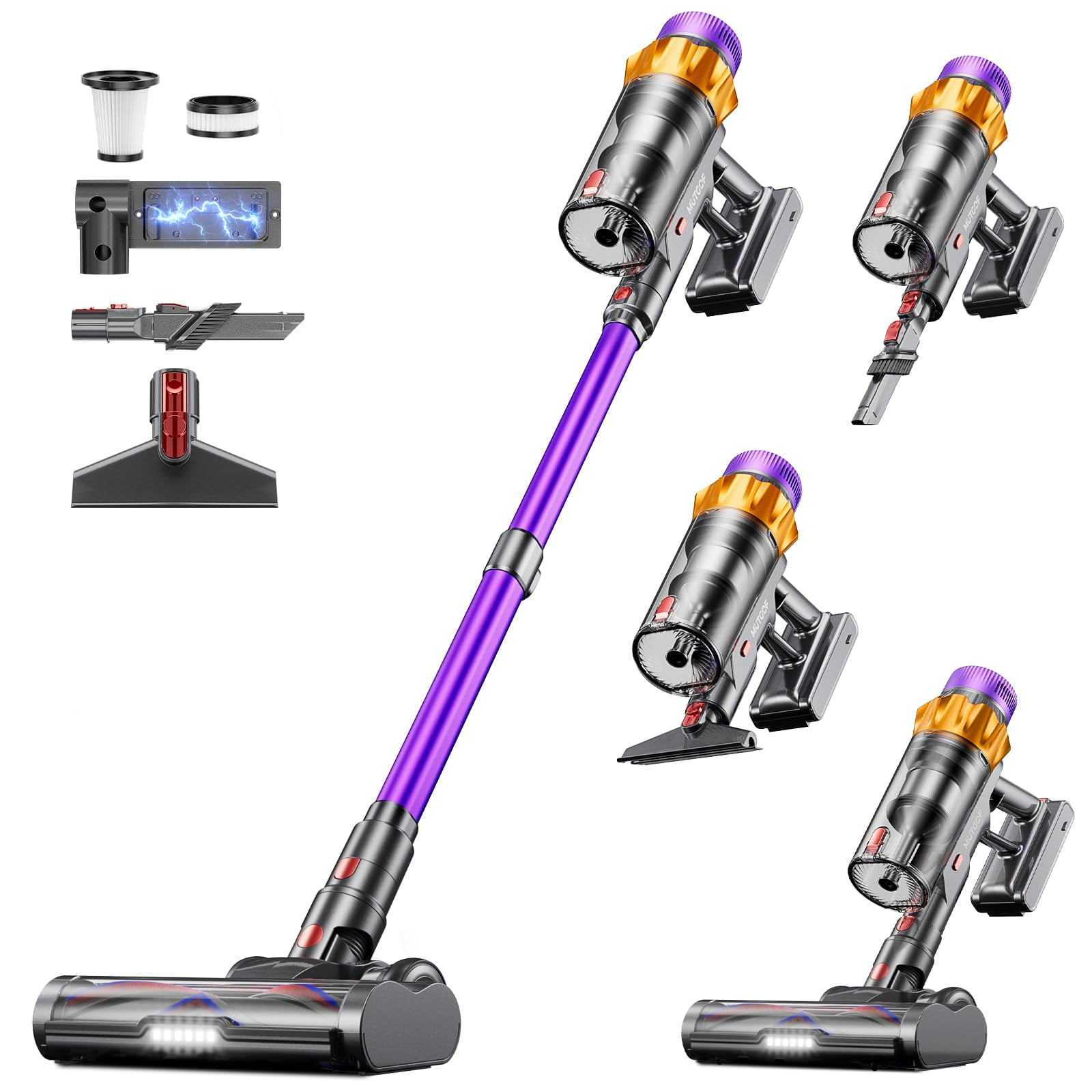 Aspirador Inalámbrico Mutgof S12 55kpa 650w 70min