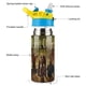 thumbnail image 3 of Perdido: Ollie Botella de Agua con Tapa Pop Top de Un Toque, Acero Inoxidable, a Prueba de Fugas, para Deportes, Botella Infantil azul 12 oz, 3 of 6