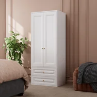 Recilock - Closet Metalico 2 Puertas 2 Cajones - White Bc-13