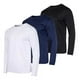 thumbnail image 4 of 6x Polera Camisetas Manga Larga Hombre Cuello Redondo 2025, 4 of 10