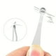 thumbnail image 4 of 1pc Universal Nose Hair Trimming Tweezers Stainless Steel Eyebrow Nose Facial Hair Trimmer, 4 of 5