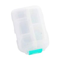 Ioensy - Organizador De Pastillas De Viaje, Pastillero Pequeño Para Guardar Pastillas Diarias, Color Blanco