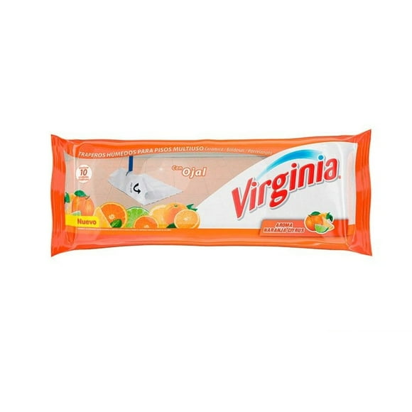 Pack X 4 Trapero Húmedo 10 Und Naranja Citrus