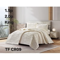 Aladdins Shop - Cobertor De Verano Plaza Y Media Plumon Polialgodón Diseño Blanco