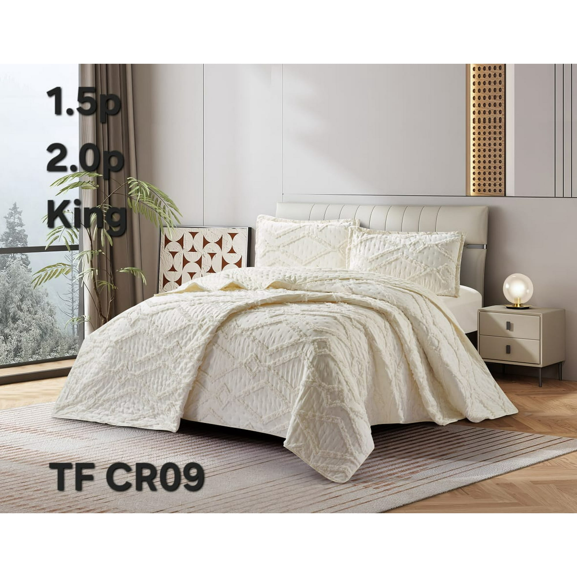 Aladdins Shop - Cobertor De Verano Plaza Y Media Plumon Polialgodón Diseño Blanco