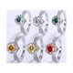 thumbnail image 5 of Anillos de Compromiso de Moissanita para Mujer 1 Uds Color D Claridad VVS1 Anillos de Diamante de Plata Esterlina S925 Moissanita Verde/amarillo/rojo Alianzas de Boda con Certificado, 5 of 9