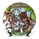 thumbnail image 1 of Amigos animales Plato decorativo de porcelana fina (bone china), plato decorativo de cerámica para hogar, oficina, soporte de pared, platos decorativos para dormitorio - 6 pulgadas (15 cm), 1 of 6