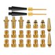 thumbnail image 5 of ADAPTADOR DE LATóN PRESTA SCHRADER VáLVULA DE BICICLETA CONVERTIDOR BOMBA DE BICICLETA 24pcs Set 2, 5 of 5