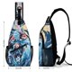thumbnail image 2 of Greninja Riñonera Bandolera con Estampado Integral para Hombres y Mujeres, Bolso Cruzado Gráfico de Tendencia, Mochila de Hombro Streetwear para Ciclismo y Deportes, Riñonera Versátil Casual, 2 of 6