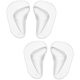 thumbnail image 1 of pares de almohadillas de gel para el arco del pie, plantillas ortopédicas de silicona para pie plano, almohadillas reutilizables para aliviar el dolor de arco y fascitis plantar en tacones altos., 1 of 7
