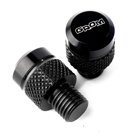 Tapones para espejo ZYAKOMO M10x1.25 negro, juego de 2 piezas