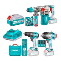 Kit 20 V Llave De Impacto, Taladro Y Rotomartillo Inalámbrico Total