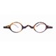 thumbnail image 2 of Gafas de Lectura Loovit Pequeñas Redondas con Estampado de Leopardo 2.0, 2 of 7
