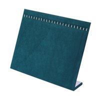 Ioensy - Tablero De Exhibición De Collares, Estante De Almacenamiento De Collares De Encimera Ligero, Escaparate Verde