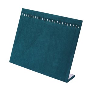 Ioensy - Tablero De Exhibición De Collares, Estante De Almacenamiento De Collares De Encimera Ligero, Escaparate Verde