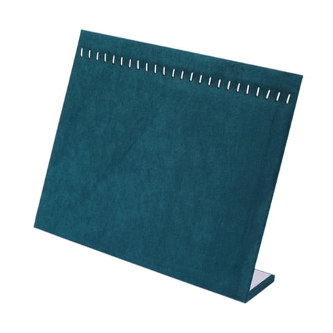 Ioensy - Tablero De Exhibición De Collares, Estante De Almacenamiento De Collares De Encimera Ligero, Escaparate Verde