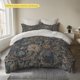thumbnail image 1 of Dark Blue Floral Pattern Printed Duvet Cover Set Made of 100% Polyester the Duvet Cover Is Soft Skin-friendly and Comfortable for Sleep It Is Fluffy Breathable, 1 of 1