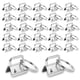 thumbnail image 1 of 100 paquete llave Fob hardware 25mm a granel, plata tono llave Fob pulsera con llavero para pulsera llavero, llave cordón, llavero haciendo suministros de hardware, 1 of 3
