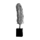 thumbnail image 2 of Figura De Estatuilla De Estatua De Pluma Creativa Para Decoración De Dormitorio De Gabinete Argent, 2 of 5