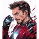 thumbnail image 2 of Lentes de Sol AIEYEZO Tony Stark Vintage Cuadrados con Montura Metálica, 2 of 7
